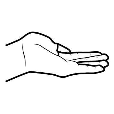 El jest, yalıtılmış düz simgesi simgeleyen.