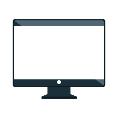 Televizyon eletronic aygıt, yalıtılmış düz simgesi.