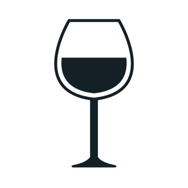 Şarap tema tasarım, yalıtılmış düz simgesi..