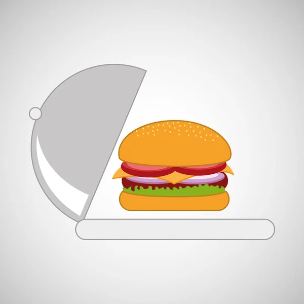 Fast food menu design — Stockový vektor
