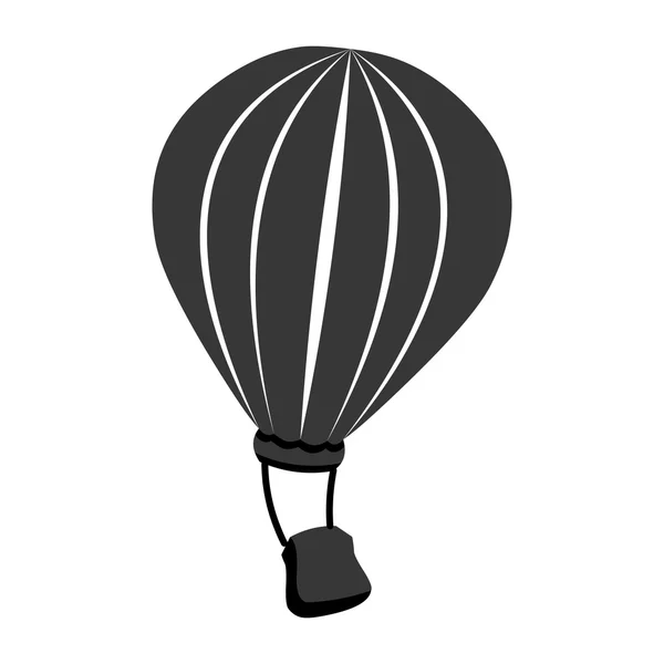 Hete lucht ballon thema ontwerp — Stockvector
