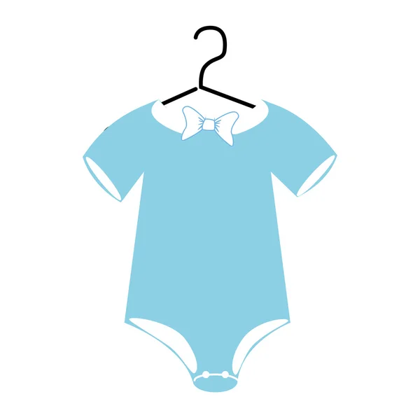 Roupas de bebê e design de tema de desgaste . — Vetor de Stock