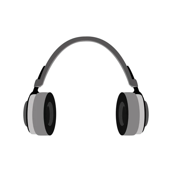Dispositivo de fones de ouvido música — Vetor de Stock