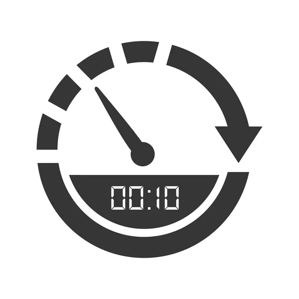 Tiempo y diseño del tema del reloj — Vector de stock