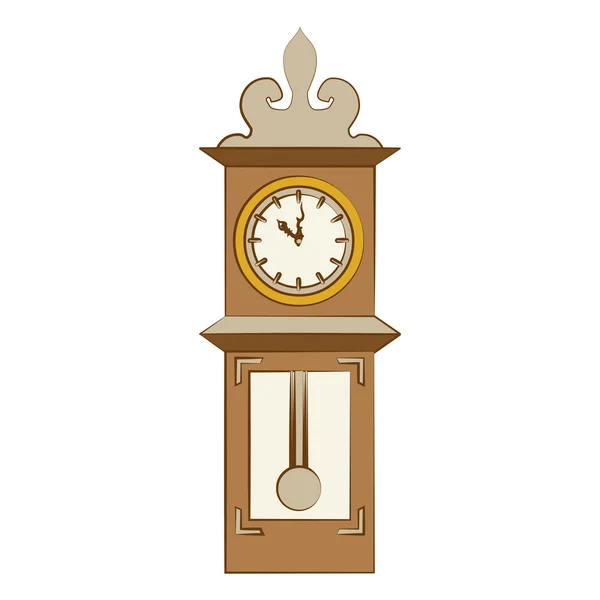 Design de ícone de linha de relógio e tempo, ilustração vetorial . — Vetor de Stock