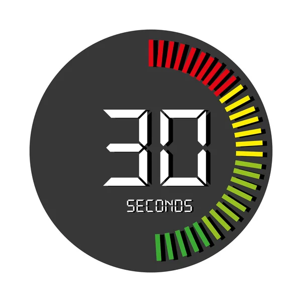 Time and clock theme design, vector illustration. — Stock Vector