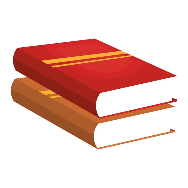 Освіта і книга ізольовані плоскі значки . — стоковий вектор
