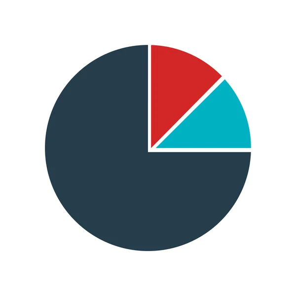 Ikon informasi statistik dan grafis . - Stok Vektor