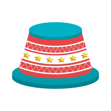 Sirk karnaval kutlama karikatür tasarım.