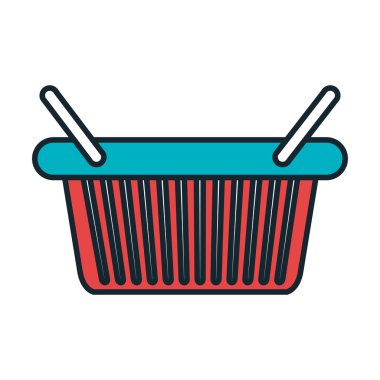 Alışveriş ve ticaret simgesini grafik tasarım.