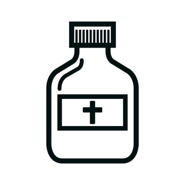 Tıbbi heatlhcare izole simgesini grafik tasarım.