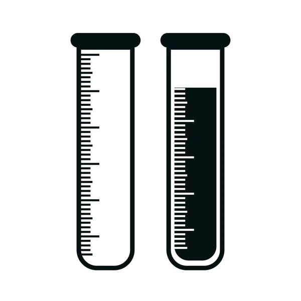 Monster wetenschappelijke test geïsoleerde pictogram. — Stockvector