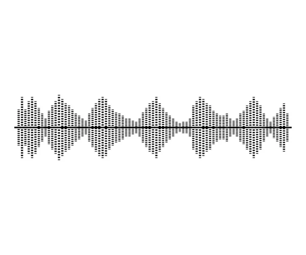 Ondes sonores icône isolée design . — Image vectorielle