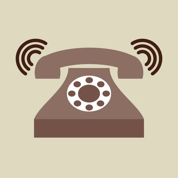 Classic telefoon ring — Stockvector