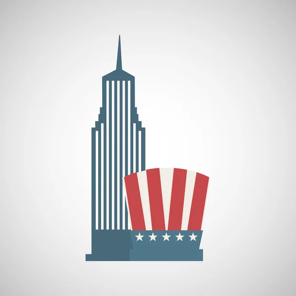 Design de la ville de New York — Image vectorielle