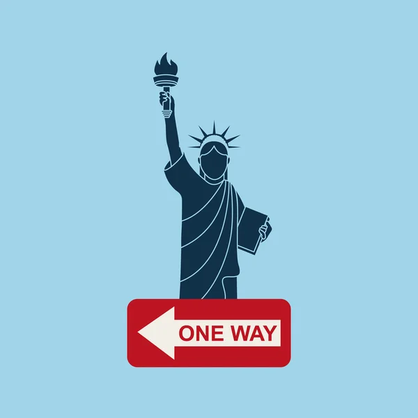 Design de la ville de New York — Image vectorielle