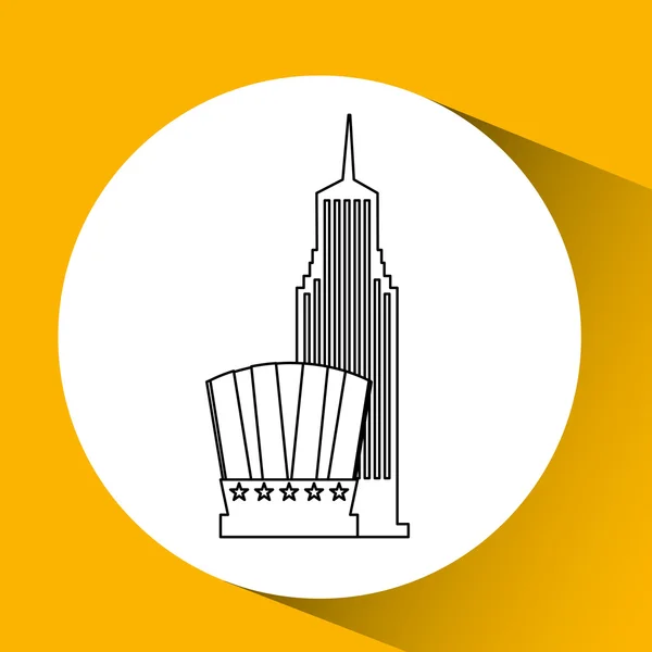 New york city design — Stock vektor
