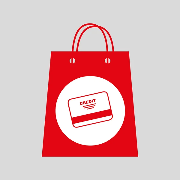 Venta bolsa comprar compras — Vector de stock