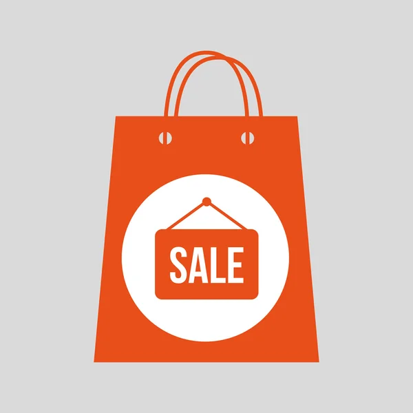 Sale bag buy shopping — Stock Vector