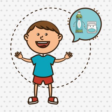 çocuk diş izole simgesi