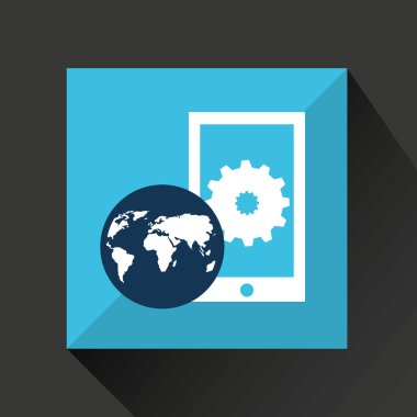 dünya haritası simgesi