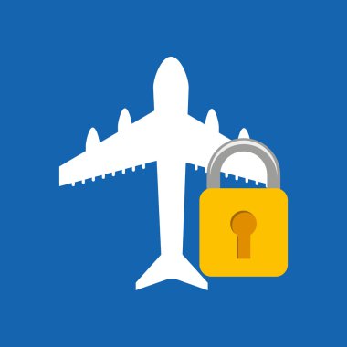 seyahat uçak simgesi