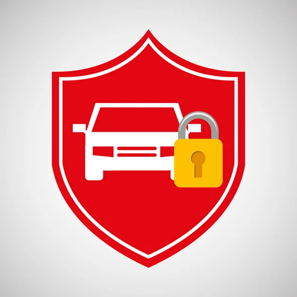 Car vehicle icon — Stock Vector