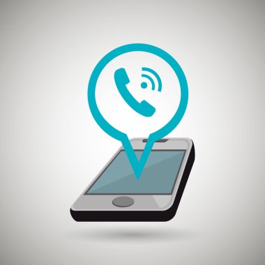 izole smartphone simgesi tasarım