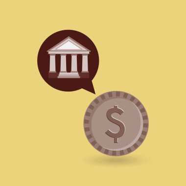 banka binası simgesi