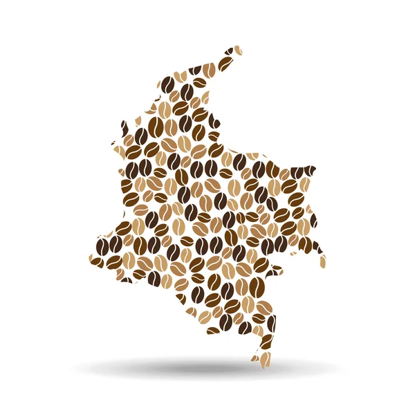 Kolumbianische Kaffee-Ikone — Stockvektor
