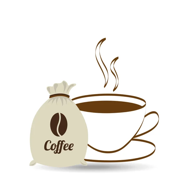 Icono del café colombiano — Vector de stock