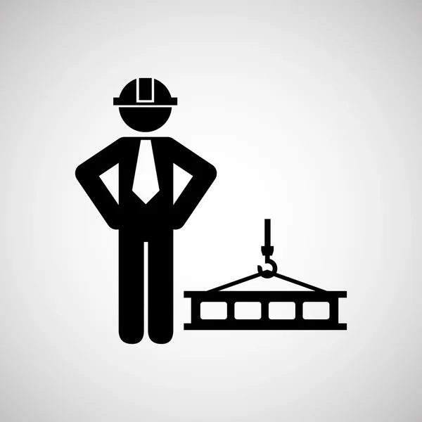 Civil engineering icon — Stock Vector