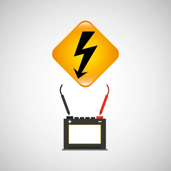 Elektrisch vermogen pictogram — Stockvector