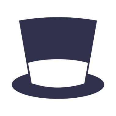 şapka hippi tarzı izole simgesi