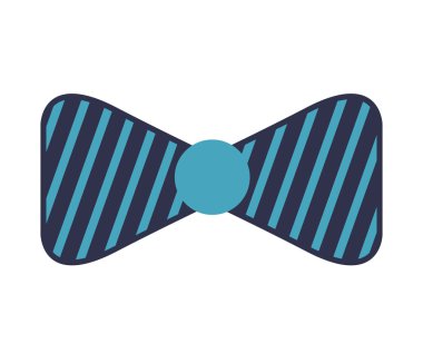 bowntie hippi tarzı izole simgesi