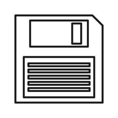 disket izole simgesi tasarım