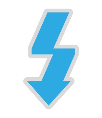 Fotoğraf flash sembol simge izole