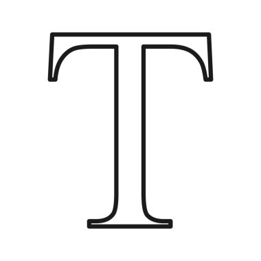 izole metin simgesi tasarım Ekle