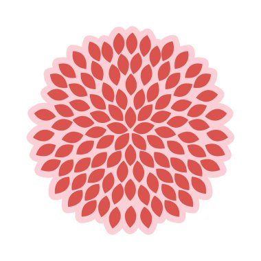 güzel çiçek bahçesi izole simgesi