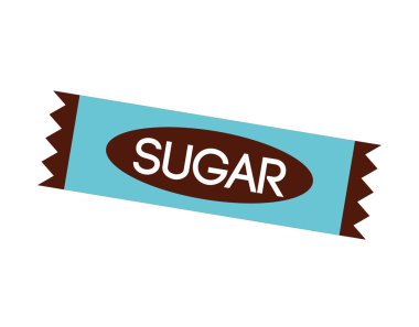 şeker izole çanta simgesi tasarım