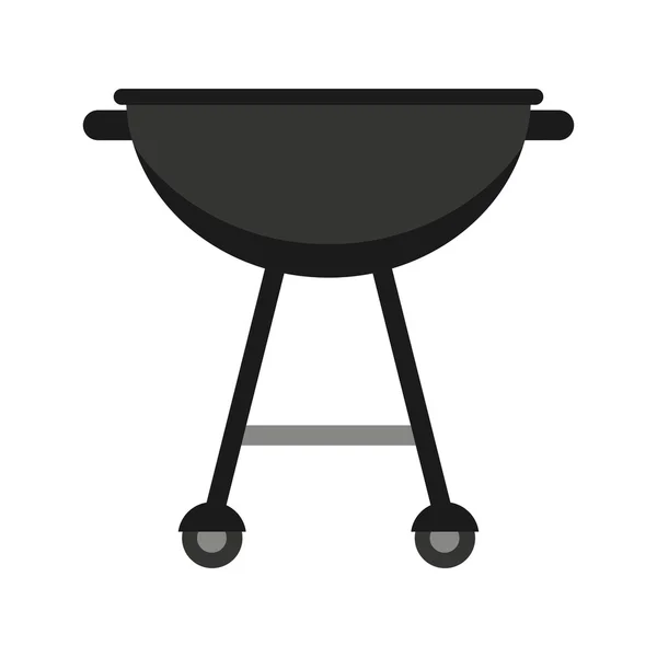 Équipement de grill icône isolée design — Image vectorielle