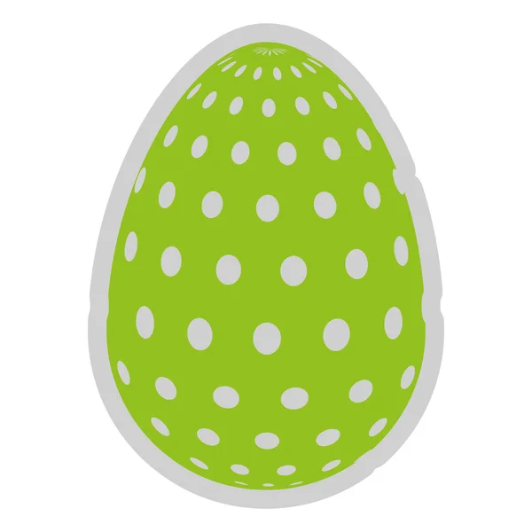 甘い卵塗料分離したカラフルなアイコン デザイン — ストックベクタ