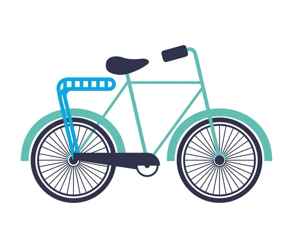 Bicycle retro isolated icon design — Stock Vector