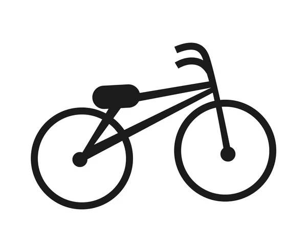 Fiets retro geïsoleerde pictogram ontwerp — Stockvector