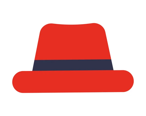 Chapeau style hipster isolé icône design — Image vectorielle