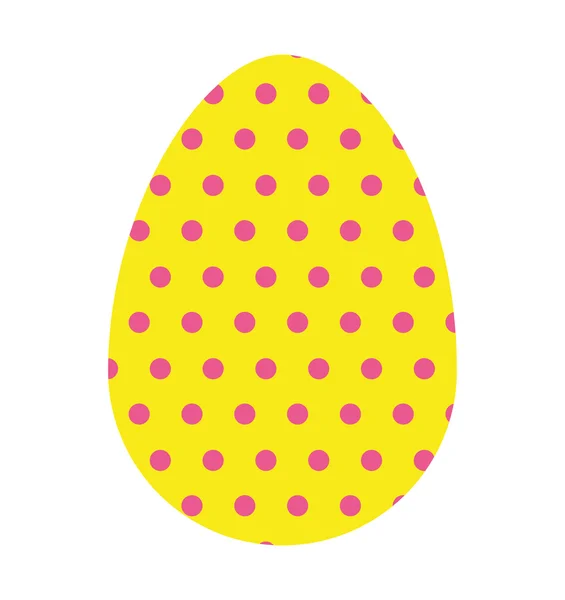 Sweet egg paint colorfull  isolated icon design — Stock Vector