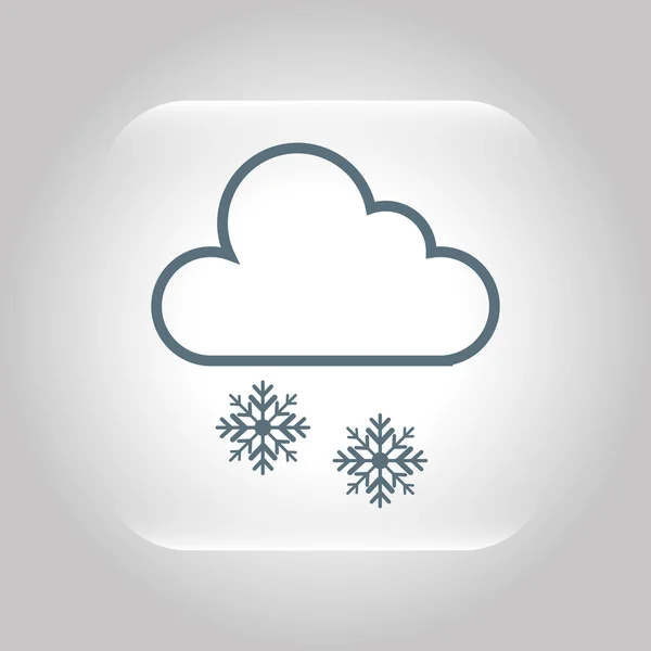 Climat nuage météo nature — Image vectorielle