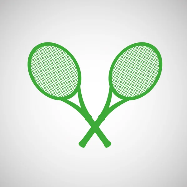 Deporte tenis personas — Vector de stock