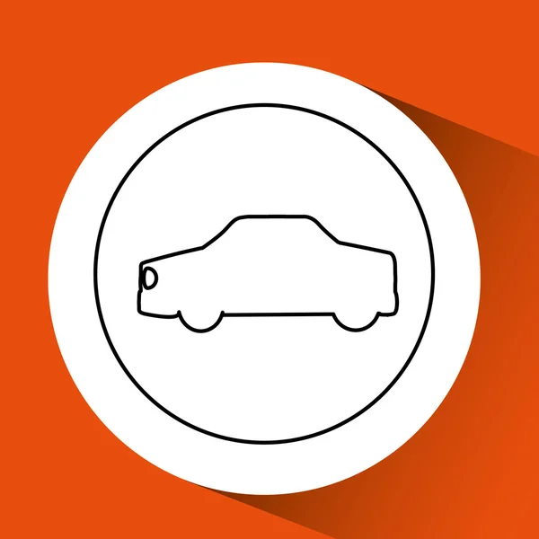 Conception de bouton de transport — Image vectorielle