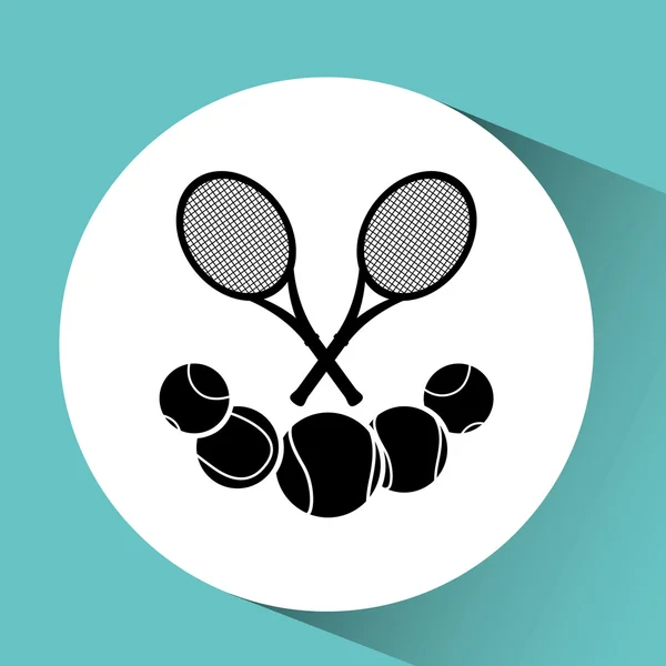 Ανθρώπους του αθλητισμού τένις — Διανυσματικό Αρχείο